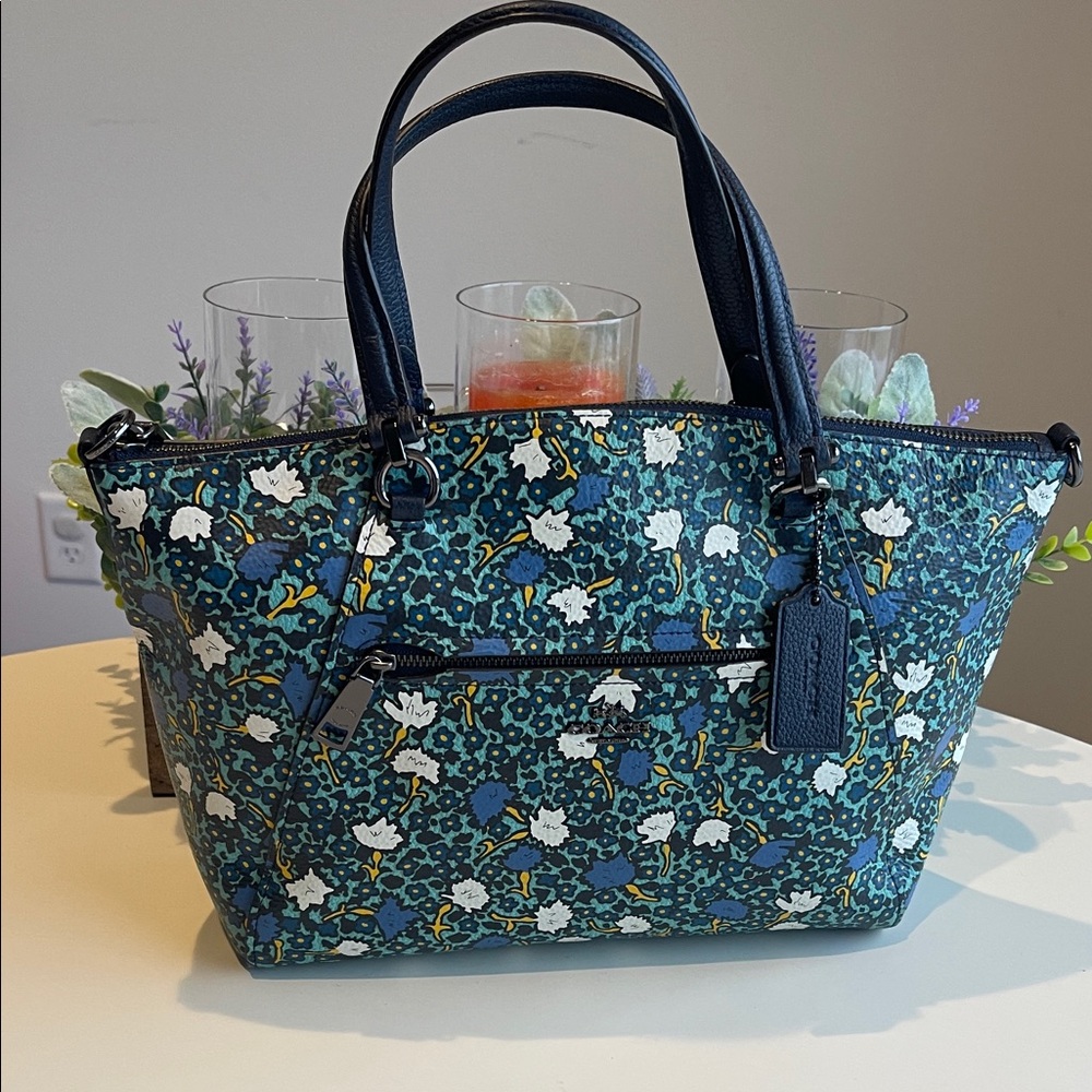 Prairie Satchel With Floral Print